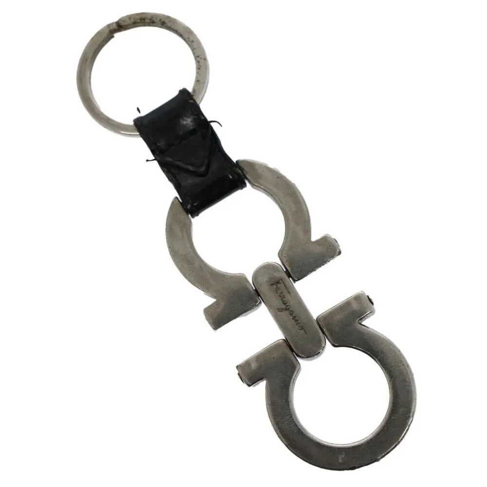 Salvatore Ferragamo Gancini Charm metal Silver